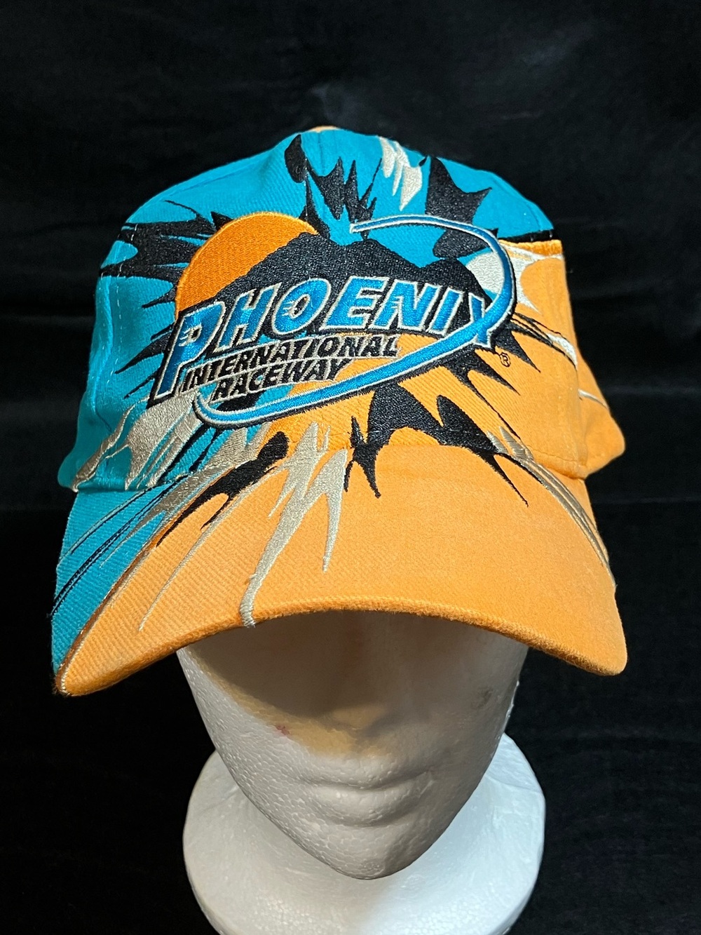 Vintage NASCAR Phoenix International Raceway Splash Hat ISC Retro 90s Y2K Cap